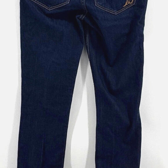 EUC Express Jeans Ankle Skinny Stella Low Rise Stretch Womens Size 6 Dark Wash - Picture 2 of 12